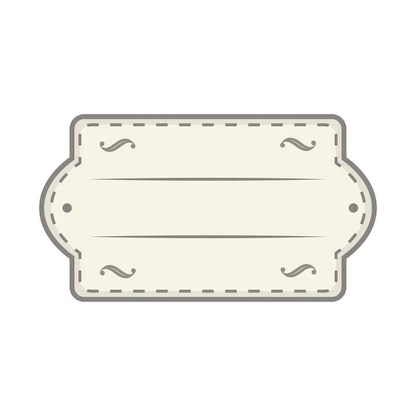 Label frame retro — Vector de stock