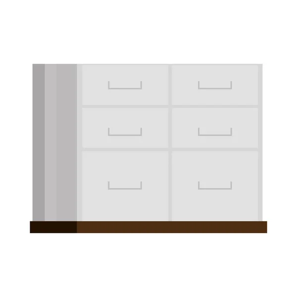Modern office cabinet — Stockový vektor