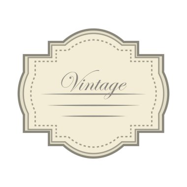 vintage insignia label