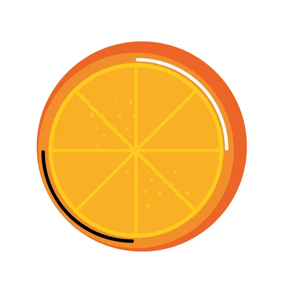 Slice oranye segar - Stok Vektor