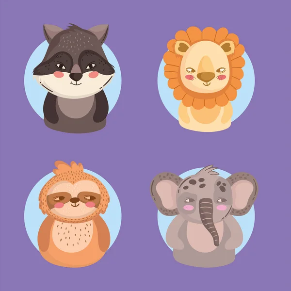 Animals cartoon set Stock Vector by ©stockgiu 473253506
