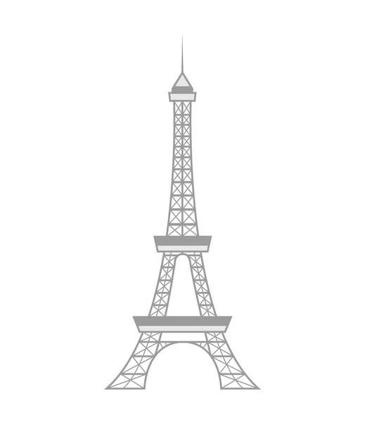 Französischer Eiffelturm — Stockvektor