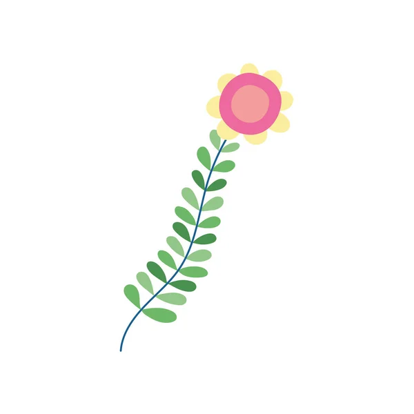 花の枝葉 — ストックベクタ