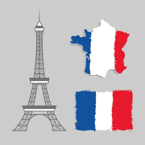 Torre Eiffel da França — Vetor de Stock