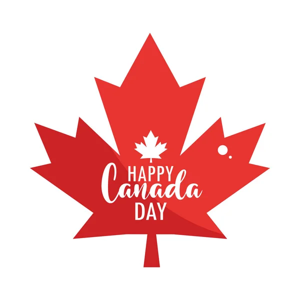 Felice giorno del Canada — Vettoriale Stock