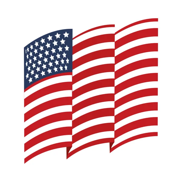 Estados Unidos de América bandera — Archivo Imágenes Vectoriales