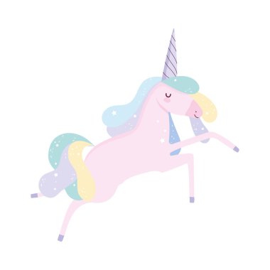 pembe sihirli tek boynuzlu at