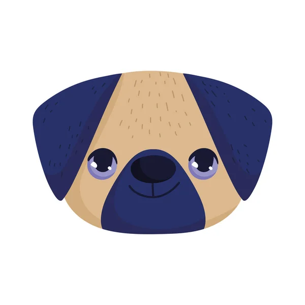 犬の顔 — ストックベクタ