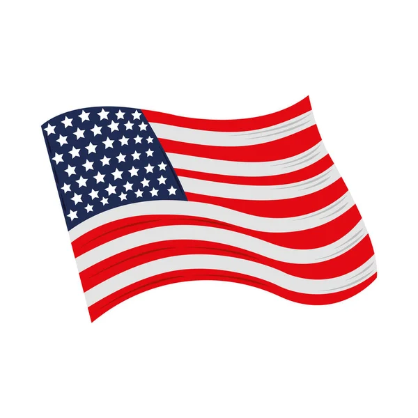 Amerikaanse nationale vlag — Stockvector