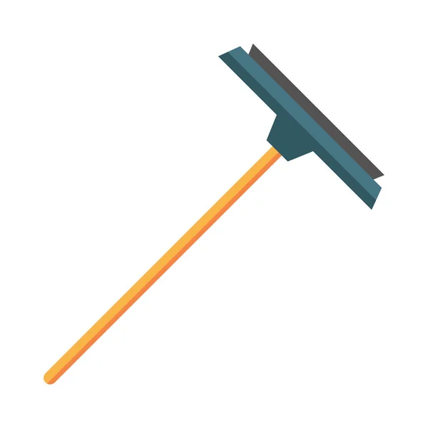 Limpieza de la herramienta de escobilla — Vector de stock