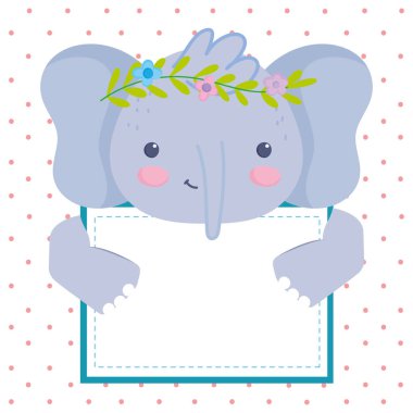 Sancaklı şirin fil