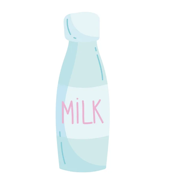 Milchflaschenprodukt — Stockvektor