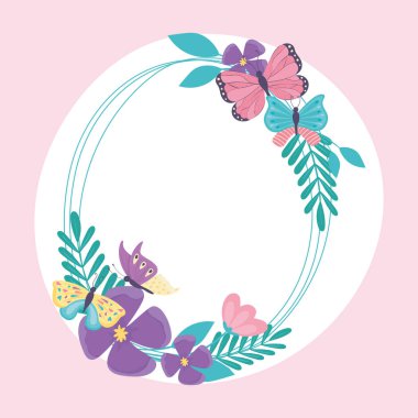 Kelebekler çelenk açar