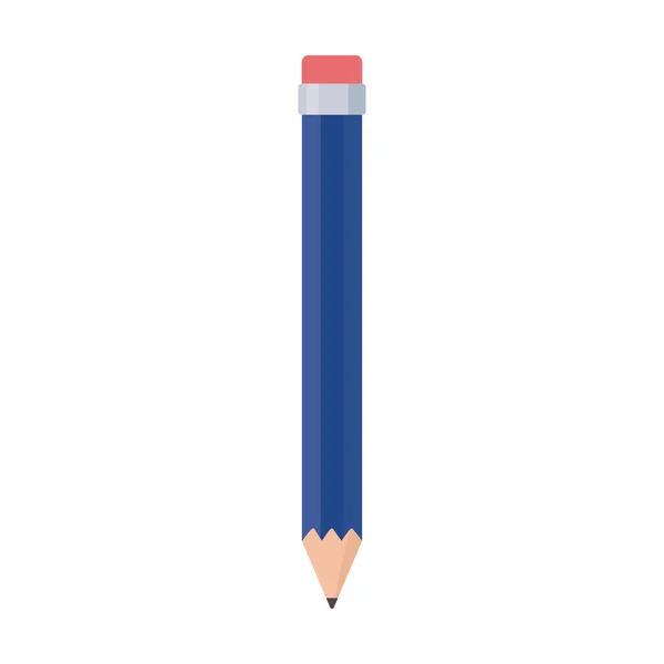 Crayon bleu papeterie — Image vectorielle