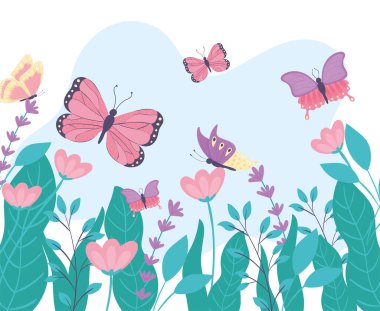 Bahçedeki kelebekler