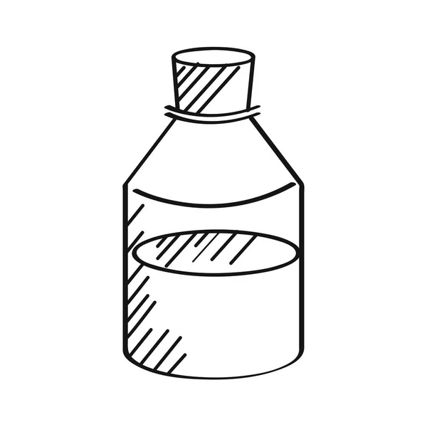 Oil bottle ointment — Stock Vector