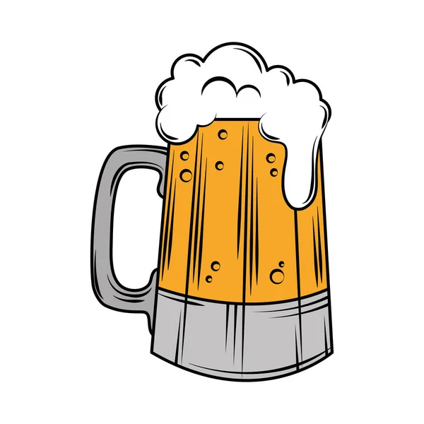 Piwo kubek napój — Wektor stockowy