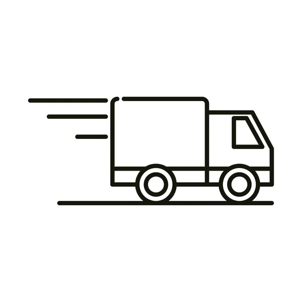 Delivery truck service — Stock Vector