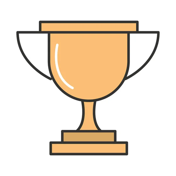 Trofeo premio éxito — Vector de stock