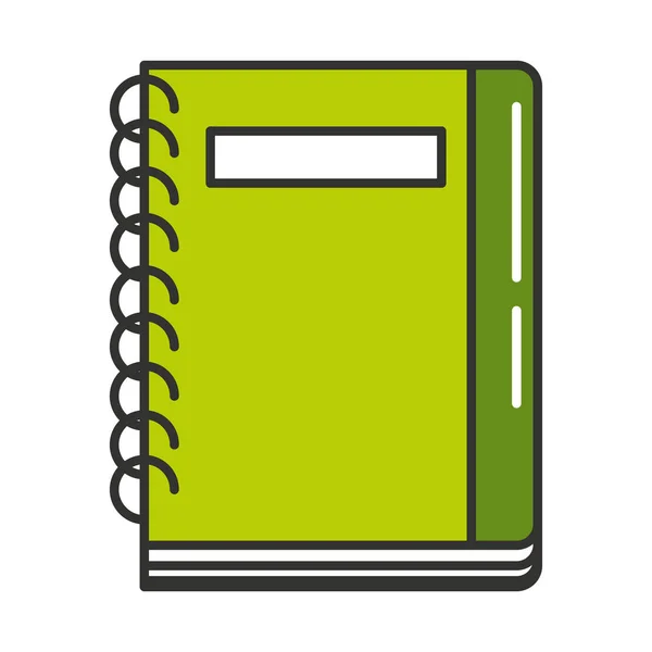 Notesbog levering uddannelse – Stock-vektor