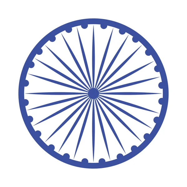 India ashoka hjul — Stock vektor