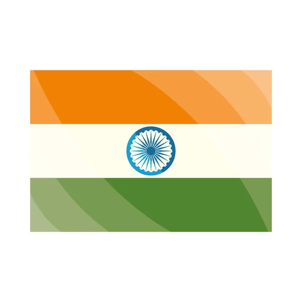 Symbol vlajky Indie — Stockový vektor