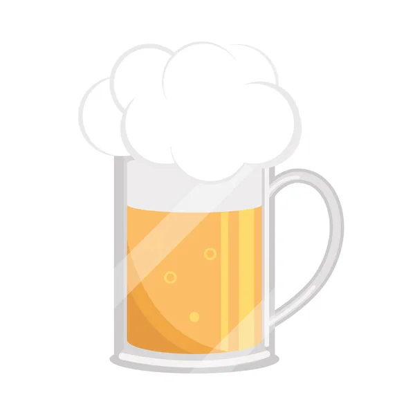 Bira soğuk içecek — Stok Vektör