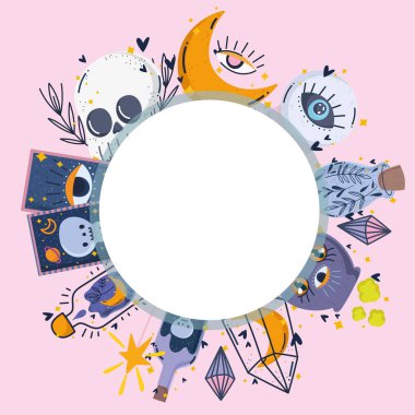 mistik ve sihirli etiket