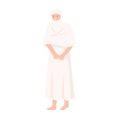 Müslüman genç kadın.