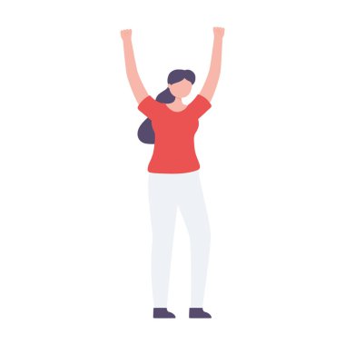 Mutlu kadın kutluyor