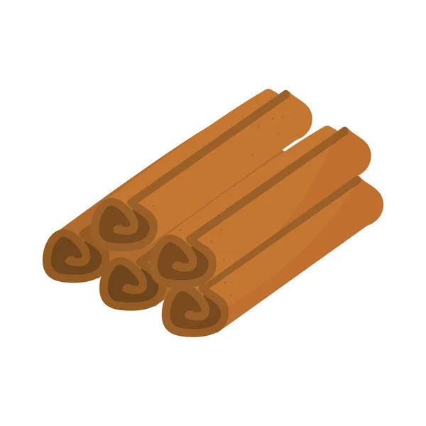 Cinnamon sticks spice — Stock Vector