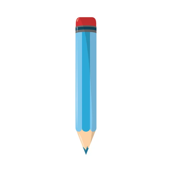 Kék ceruza tárgy — Stock Vector