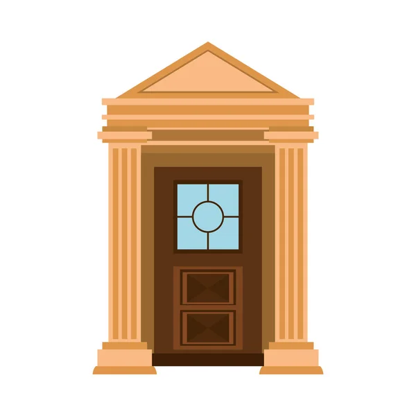 Puerta con columnas — Archivo Imágenes Vectoriales