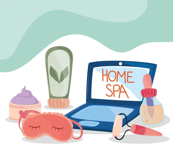Spa home selfcare — 图库矢量图片