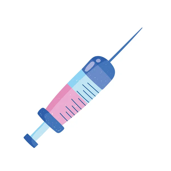 Aşı enjeksiyonu tıbbi — Stok Vektör