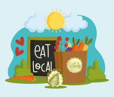 Yerel bakkal poşeti ye