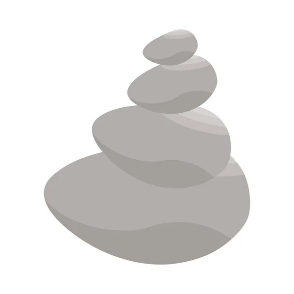 Pile de pierres rondes lisses — Image vectorielle