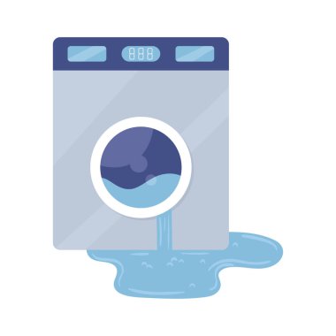 Hasarlı çamaşır makinesi