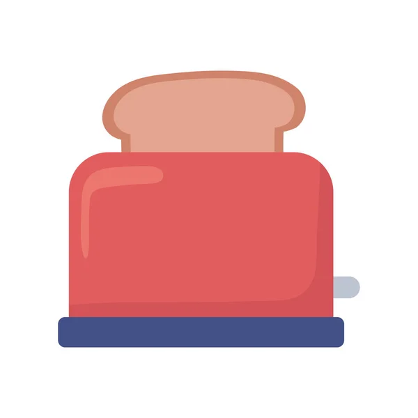 Тостер з хлібом — стоковий вектор