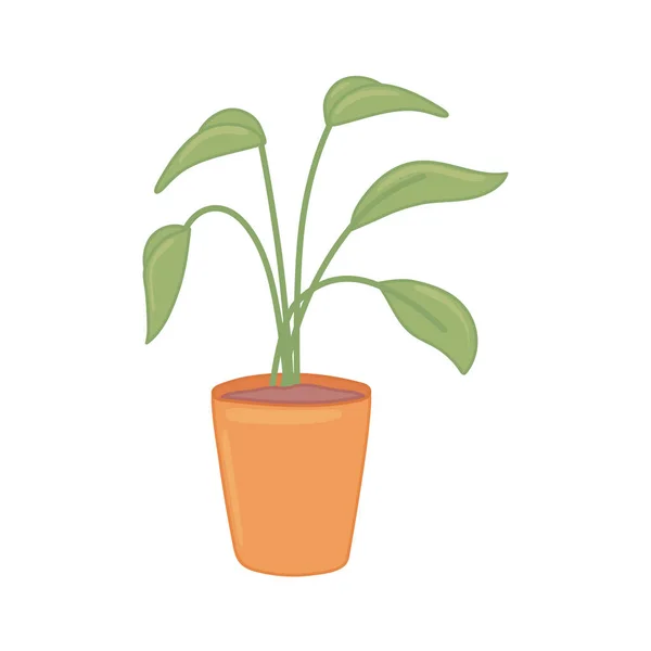 Potplant natuurlijk — Stockvector