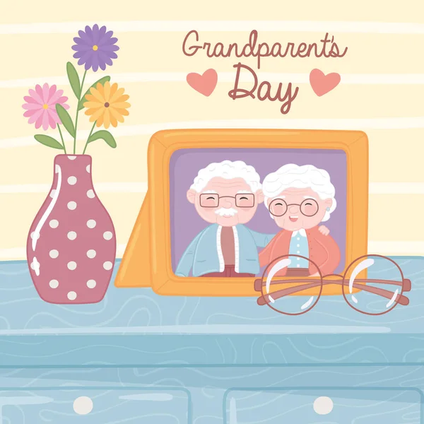 Fête des grands-parents — Image vectorielle