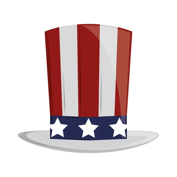 Traditionell amerikansk hatt — Stock vektor