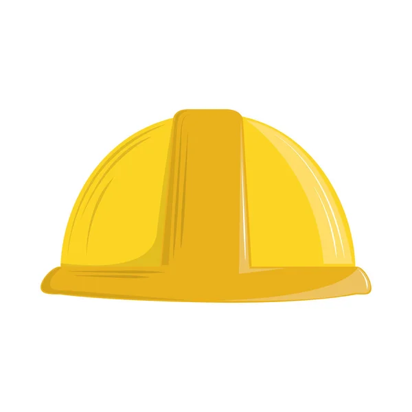 Equipamento capacete amarelo — Vetor de Stock