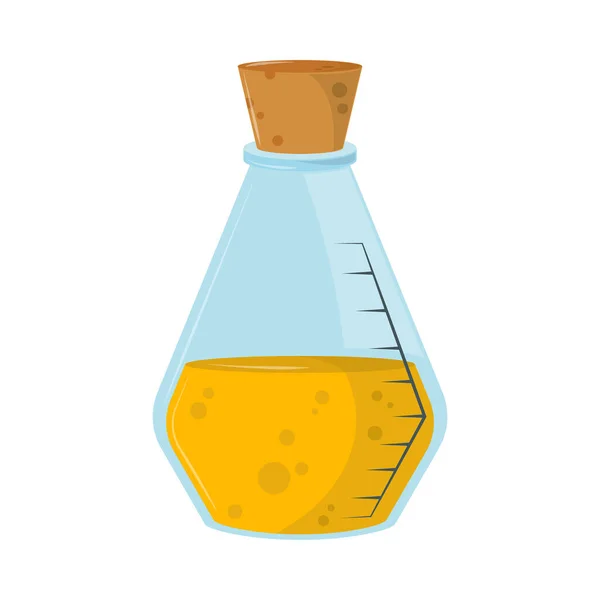 Chemical bottle sustance — Stock Vector