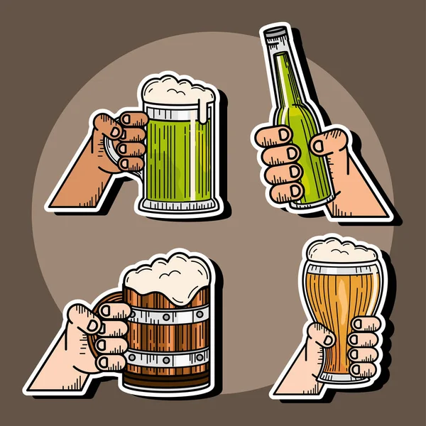 Birayla kutlama elleri.