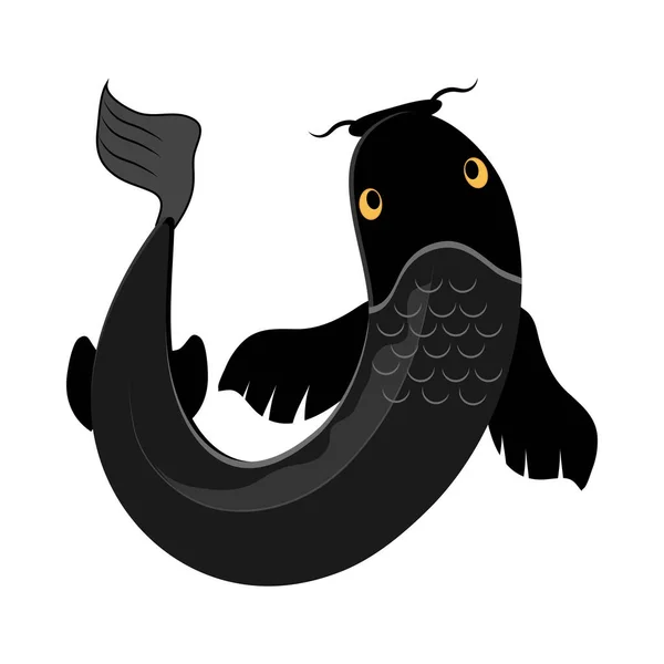 黒鯉 — ストックベクタ