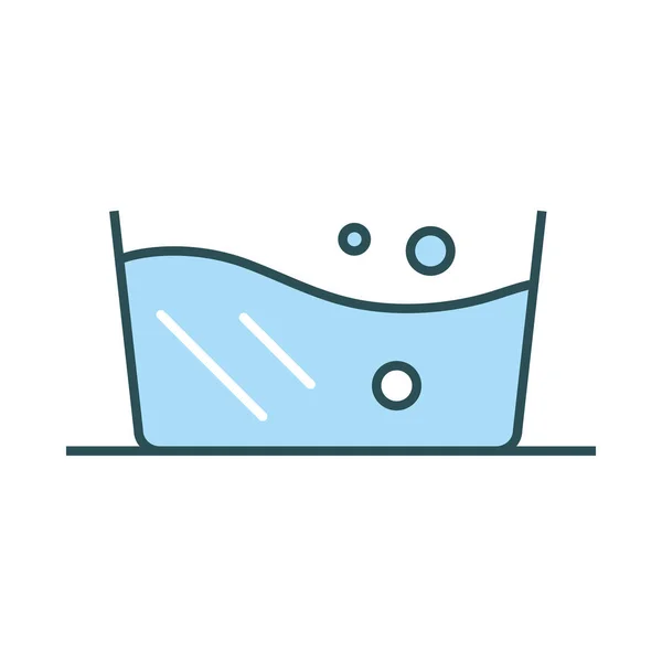 Seau avec eau — Image vectorielle