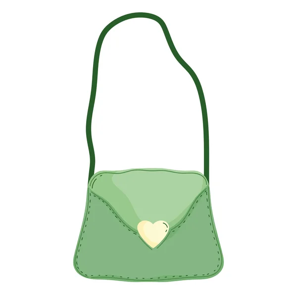 Handbag trendy accessory — Stock Vector