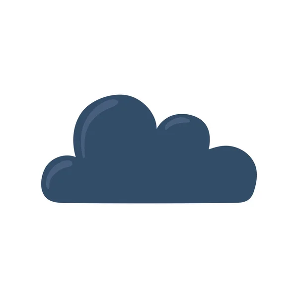 Cloud computing-gegevens — Stockvector