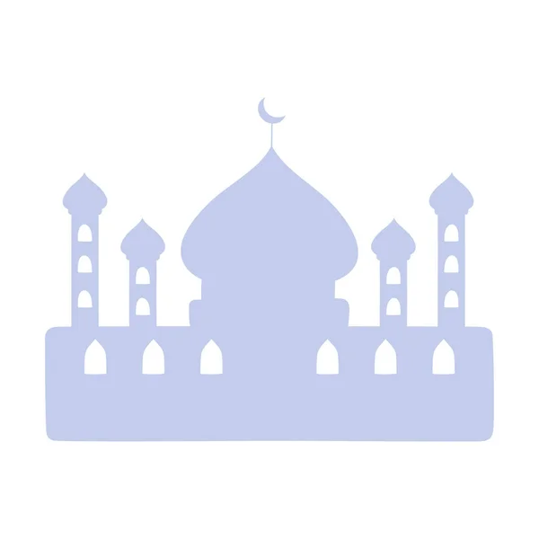 Μουσουλμανικός ναός τζαμί — Διανυσματικό Αρχείο